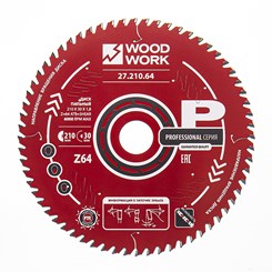 210*1.8*30H*64T пильный диск woodwork