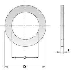 Кольцо переходное 30-15,87x1,4мм для пилы