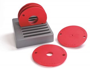 Набор из 5-ти колец для крепёжной пластины электрофрезера (PRS3034, PRS3036, PRS3038)