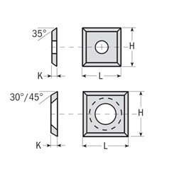 нож твердосплавный 14x14x2 F1730