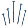 Шурупы с крупным шагом (Blue Kote) 2-1/2" 63мм - 50 шт.