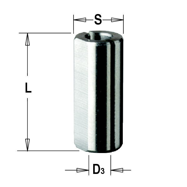 Втулка для сверла спирального в патрон D=3,5 S=10x23