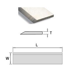 #Загружено автоматически 250X30X3 Нож строгальный HSS W3 - схема