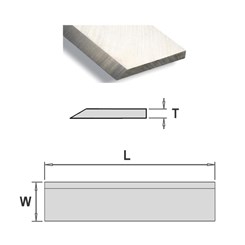 #Загружено автоматически 610X35X3 Нож строгальный HSS 18% - схема