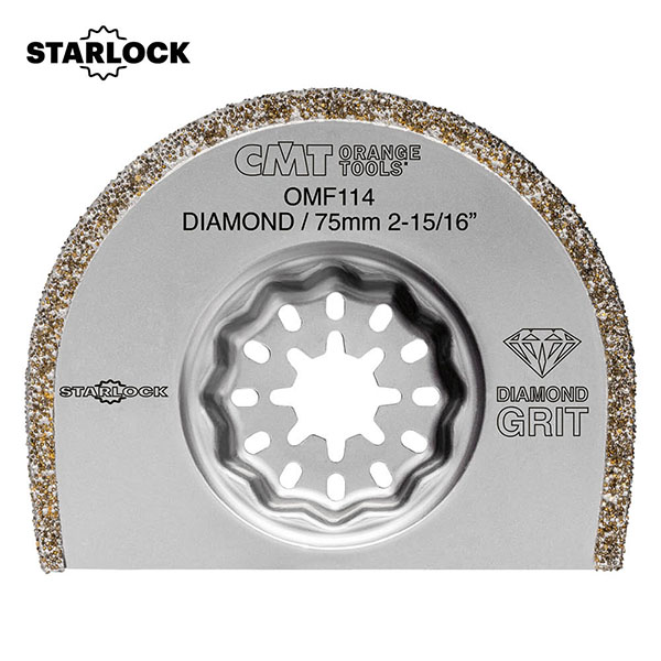 #Загружено автоматически Сегментное пильное полотно 75 мм с алмазным напылением STARLOCK - схема